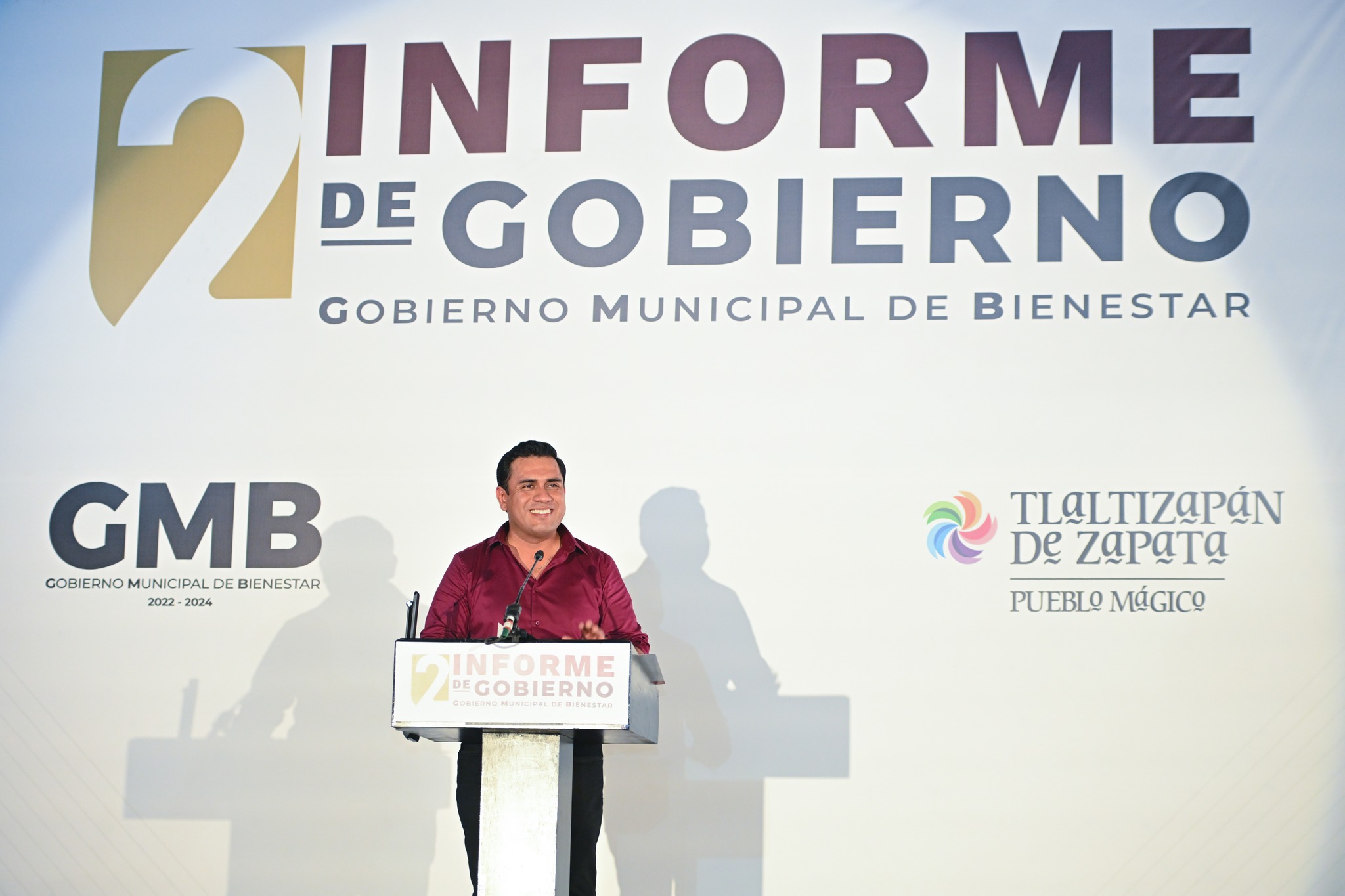 GABRIEL MORENO BRUNO RINDE SU SEGUNDO INFORME DE GOBIERNO